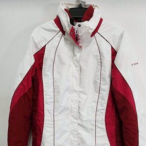 Columbia Women's White Fleece Lined Coat